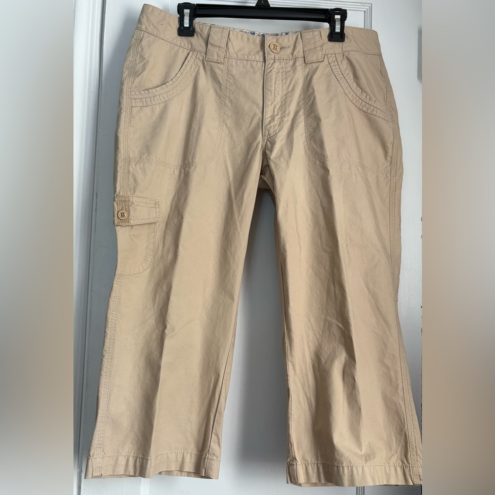 Carhartt Women’s Tan Cotton Short Pants, Size: 14